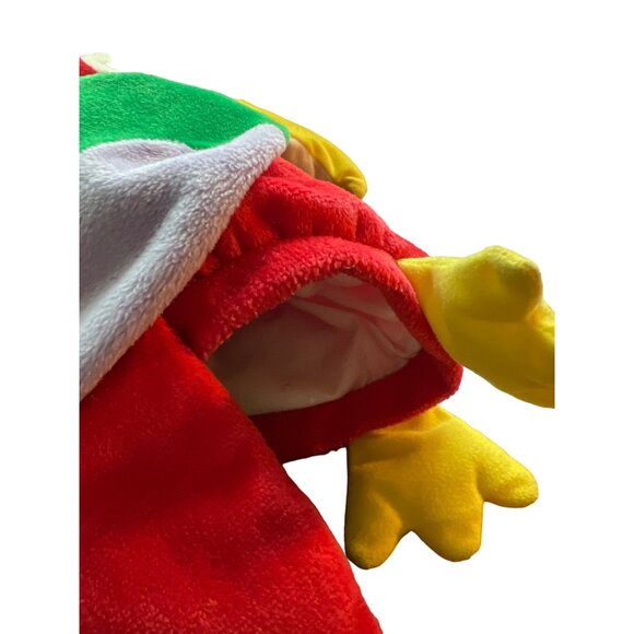Parrot Hand Puppet Scarlet Macaw 14" Damage to Eyes - Picture 4 of 6